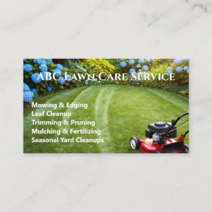 Lawnpro Premium Service Visitekaartje