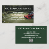 Lawnpro Premium Service Visitekaartje (Voorkant / Achterkant)