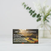 Lawnpro Premium Service Visitekaartje (Staand voorkant)