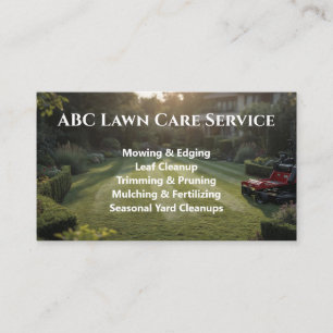 Lawnpro Premium Service Visitekaartje