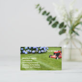 Lawnpro Premium Service Visitekaartje (Staand voorkant)