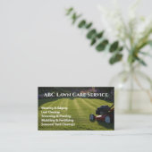 Lawnpro Premium Service Visitekaartje (Staand voorkant)