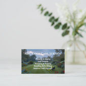 Lawnpro Premium Service Visitekaartje (Staand voorkant)