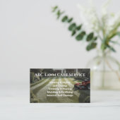 Lawnpro Premium Service Visitekaartje (Staand voorkant)