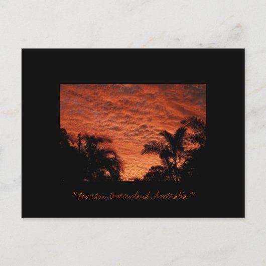 Lawnton Sunset - Gepersonaliseerd Briefkaart (Voorkant)