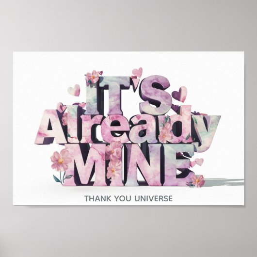 *~* Lawof Attractie Manifestatie Whimsical AP85 Poster (Voorkant)