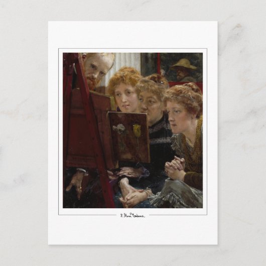 Lawrence Alma-Tadema #125 - Briefkaart voor Schone (Voorkant)