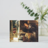 Lawrence Alma-Tadema 1883 Welkomstvoetstappen Briefkaart (Staand voorkant)