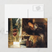 Lawrence Alma-Tadema 1883 Welkomstvoetstappen Briefkaart (Voorkant / Achterkant)