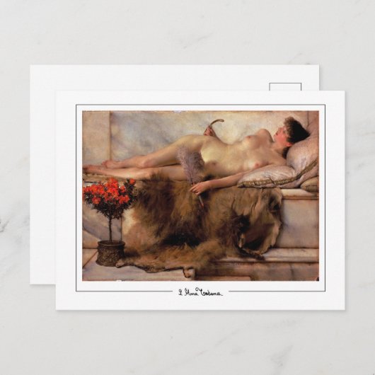 Lawrence Alma-Tadema #189 - Fine Art Briefkaart (Voorkant / Achterkant)