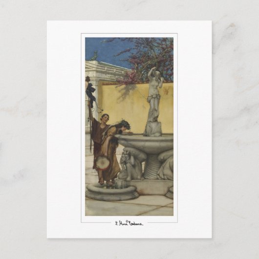 Lawrence Alma-Tadema #21 - Briefkaart voor Schone (Voorkant)