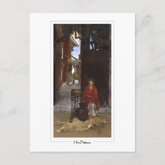 Lawrence Alma-Tadema #26 - Briefkaart voor Schone  (Voorkant)