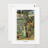Lawrence Alma-Tadema #32 - Briefkaart voor Schone (Voorkant / Achterkant)