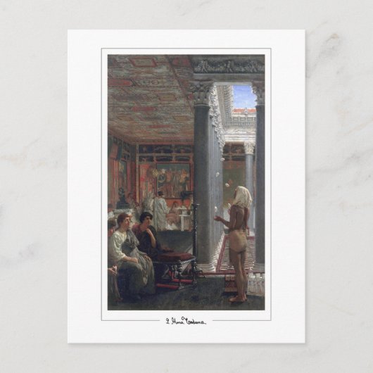Lawrence Alma-Tadema #37 - Briefkaart voor Schone (Voorkant)