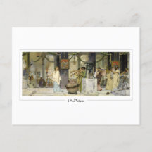Lawrence Alma-Tadema #3 - Briefkaart voor Schone K