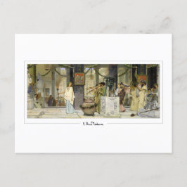 Lawrence Alma-Tadema #3 - Briefkaart voor Schone K