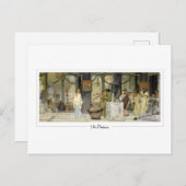 Lawrence Alma-Tadema #3 - Briefkaart voor Schone K (Voorkant / Achterkant)