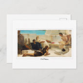 Lawrence Alma-Tadema #4 - Briefkaart voor Schone K (Voorkant / Achterkant)