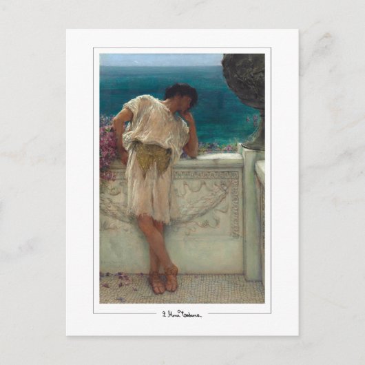 Lawrence Alma-Tadema #50 - Briefkaart voor Schone (Voorkant)