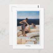 Lawrence Alma-Tadema #56 - Briefkaart voor Schone (Voorkant / Achterkant)