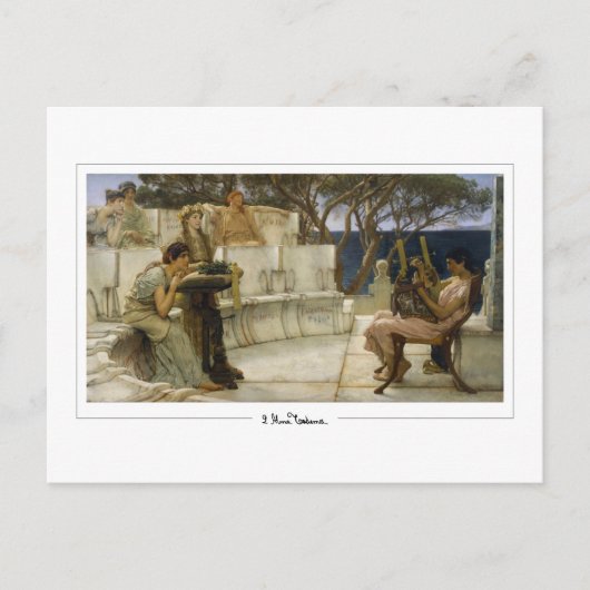Lawrence Alma-Tadema #5 - Briefkaart voor Schone K (Voorkant)