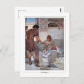 Lawrence Alma-Tadema #84 - Briefkaart voor Schone (Voorkant / Achterkant)