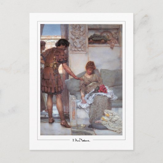 Lawrence Alma-Tadema #84 - Briefkaart voor Schone (Voorkant)