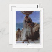 Lawrence Alma-Tadema #88 - Briefkaart voor Schone (Voorkant / Achterkant)