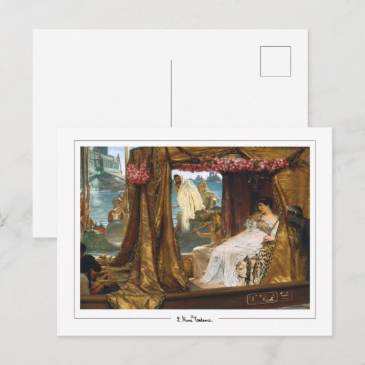 Lawrence Alma-Tadema #8 - Fine Art Briefkaart (Voorkant / Achterkant)