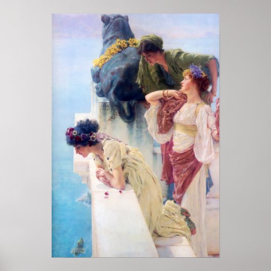 Lawrence Alma Tadema A Coign of Vantage Poster (Voorkant)