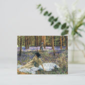 Lawrence Alma Tadema Bluebells Briefkaart (Staand voorkant)