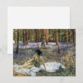 Lawrence Alma Tadema Bluebells Briefkaart (Voorkant / Achterkant)