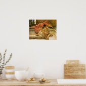 Lawrence Alma-Tadema - Een favoriete dichter Poster (Keuken)