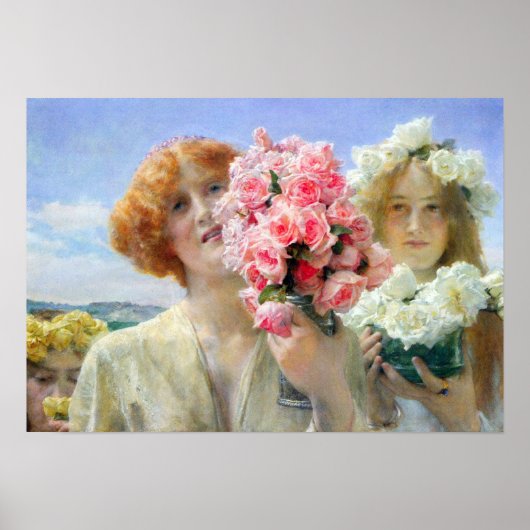 Lawrence Alma-Tadema - een zomeraanbod Poster (Voorkant)