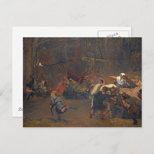 Lawrence Alma-Tadema - Gunthram Bose en zijn Briefkaart (Voorkant / Achterkant)