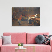 Lawrence Alma-Tadema - Gunthram Bose en zijn Canvas Afdruk (Insitu (Woonkamer))