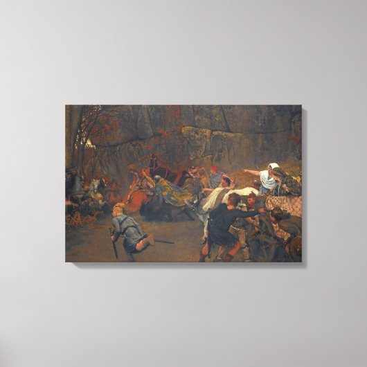 Lawrence Alma-Tadema - Gunthram Bose en zijn Canvas Afdruk (Voorkant)