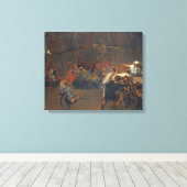 Lawrence Alma-Tadema - Gunthram Bose en zijn Canvas Afdruk (Insitu (Houten vloer))