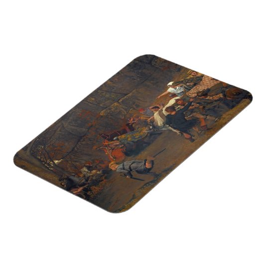 Lawrence Alma-Tadema - Gunthram Bose en zijn Magneet (Linkerzijde)