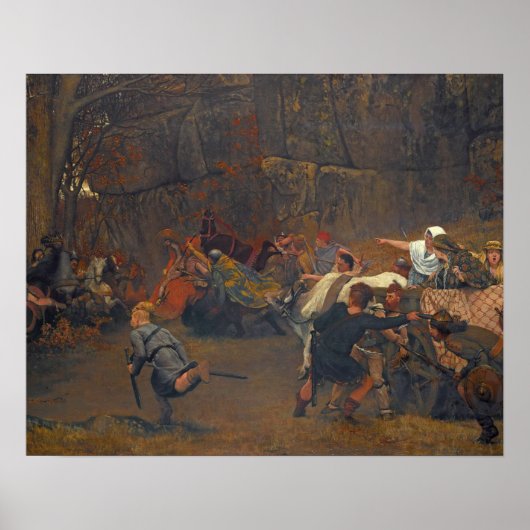 Lawrence Alma-Tadema - Gunthram Bose en zijn Poster (Voorkant)