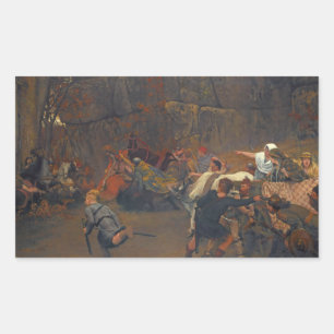 Lawrence Alma-Tadema - Gunthram Bose en zijn Rechthoekige Sticker