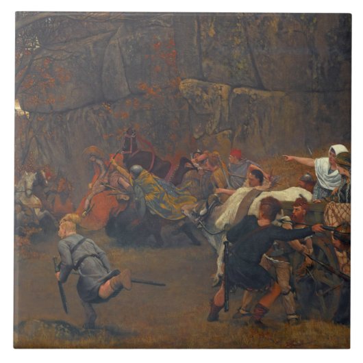 Lawrence Alma-Tadema - Gunthram Bose en zijn Tegeltje (Voorkant)