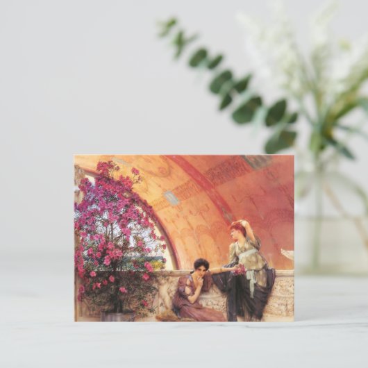 Lawrence Alma Tadema Onbewusteloos rivalen Briefka Briefkaart (Staand voorkant)