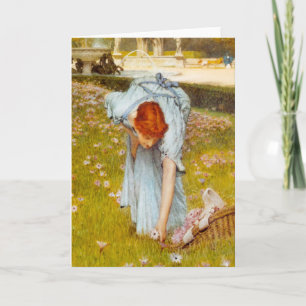 Lawrence Alma Tadema Spring in de Tuin Kaart