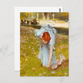 Lawrence Alma Tadema Spring in het Briefkaart van  (Voorkant / Achterkant)