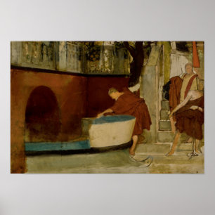 Lawrence Alma-Tadema - The Embarkation on the Barg Poster
