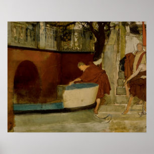 Lawrence Alma-Tadema - The Embarkation on the Barg Poster