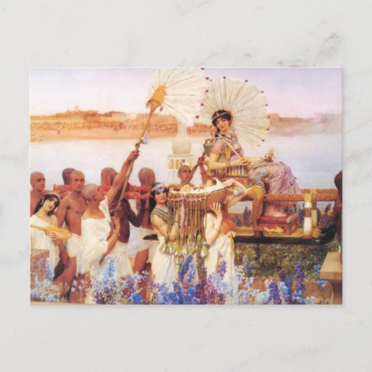 Lawrence Alma Tadema The Finding of Moses Briefkaart (Voorkant)