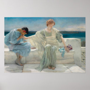 Lawrence Alma-Tadema - Vraag me niet meer Poster