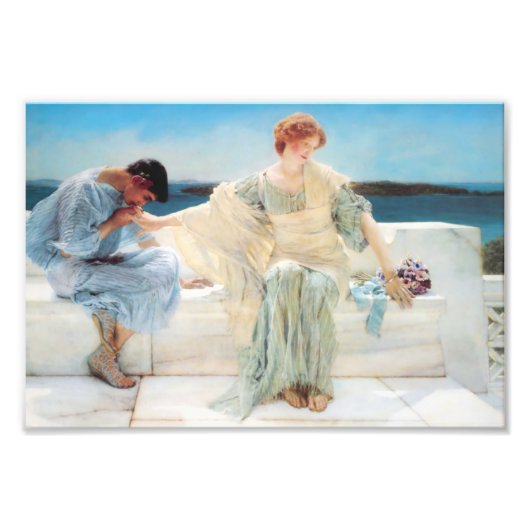 Lawrence Alma Tadema vraagt me niet meer Foto Afdruk (Voorkant)